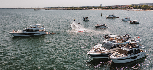 galeon yachts on the water