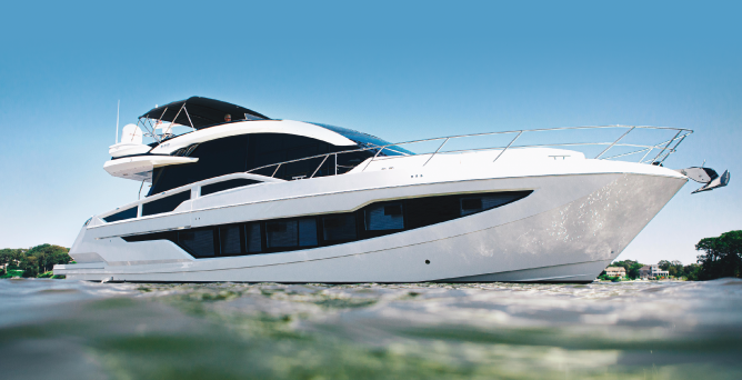 Galeon 650 SKY Out on the Water