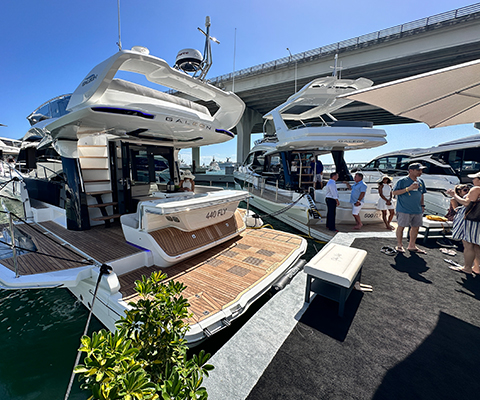Galeon at the Miami International Boat Show