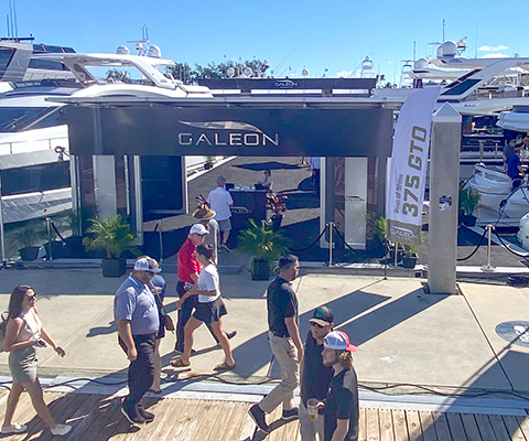 Galeon at the 2022 Fort Lauderdale Boat Show