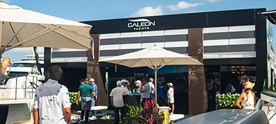galeon booth at miami international boat show